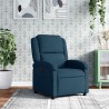 Fauteuil inclinable bleu velours 621529621529
