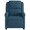 Fauteuil inclinable bleu velours 621529621529