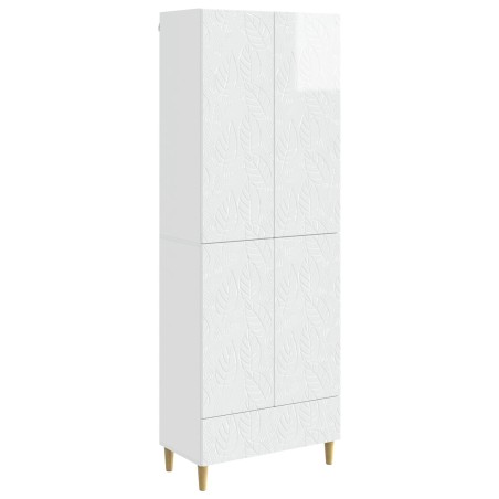 Ensemble de Meubles 2 pcs Blanc brillant Bois d'ingénierie 621532621532