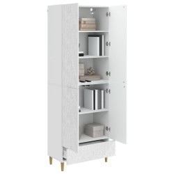 Ensemble de Meubles 2 pcs Blanc brillant Bois d'ingénierie 621532621532