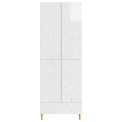 Ensemble de Meubles 2 pcs Blanc brillant Bois d'ingénierie 621532621532