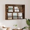 Étagère à magazines avec étagère Chêne fumé 100 x 12 x 70 cm 621533621533