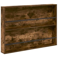 Étagère à magazines avec étagère Chêne fumé 100 x 12 x 70 cm 621533621533