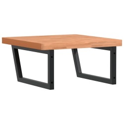 Étagère de vasque murale acier et bois massif de hêtre 621534621534