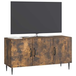 Meuble TV Chêne fumé 99 x 34,5 x 50 cm Bois d'ingénierie 621538621538