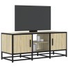 Meuble TV chêne sonoma 100x35x41 cm bois d'ingénierie et métal 621540621540