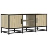 Meuble TV chêne sonoma 100x35x41 cm bois d'ingénierie et métal 621540621540