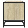 Meuble TV chêne sonoma 100x35x41 cm bois d'ingénierie et métal 621540621540