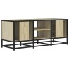 Meuble TV chêne sonoma 100x35x41 cm bois d'ingénierie et métal 621540621540