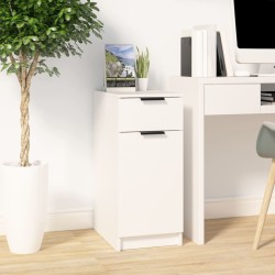 Armoire de bureau Blanc 33,5x50x75 cm Bois d'ingénierie 621541621541