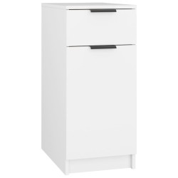 Armoire de bureau Blanc 33,5x50x75 cm Bois d'ingénierie 621541621541