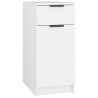 Armoire de bureau Blanc 33,5x50x75 cm Bois d'ingénierie 621541621541