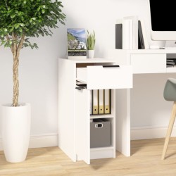 Armoire de bureau Blanc 33,5x50x75 cm Bois d'ingénierie 621541621541