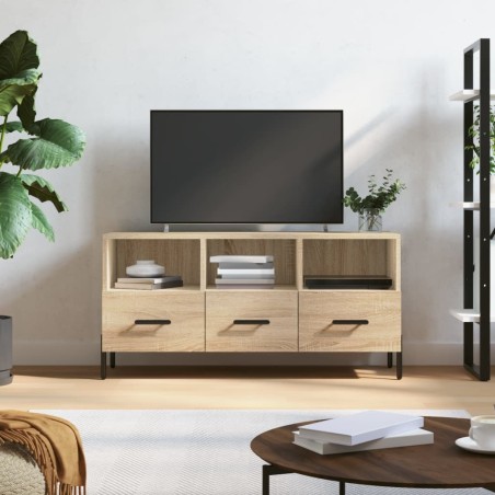 Meuble TV chêne sonoma 102x36x50 cm bois d'ingénierie 621542621542