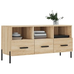 Meuble TV chêne sonoma 102x36x50 cm bois d'ingénierie 621542621542