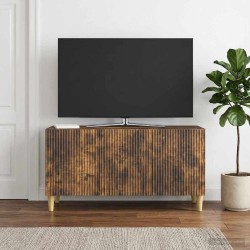 Meuble TV Chêne fumé 99 x 34,5 x 50 cm Bois d'ingénierie 621546621546