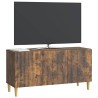 Meuble TV Chêne fumé 99 x 34,5 x 50 cm Bois d'ingénierie 621546621546