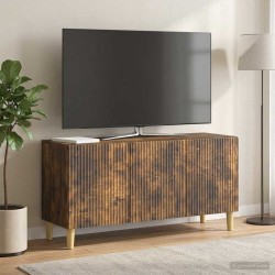 Meuble TV Chêne fumé 99 x 34,5 x 50 cm Bois d'ingénierie 621546621546