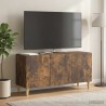 Meuble TV Chêne fumé 99 x 34,5 x 50 cm Bois d'ingénierie 621546621546
