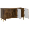 Meuble TV Chêne fumé 99 x 34,5 x 50 cm Bois d'ingénierie 621546621546