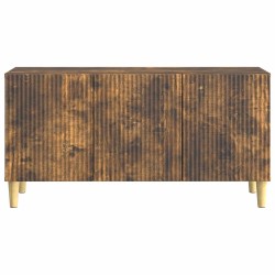 Meuble TV Chêne fumé 99 x 34,5 x 50 cm Bois d'ingénierie 621546621546
