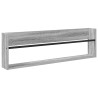 Étagère à magazines avec étagère Gris Sonoma 100 x 12 x 30 cm 621548621548