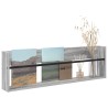 Étagère à magazines avec étagère Gris Sonoma 100 x 12 x 30 cm 621548621548