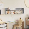 Étagère à magazines avec étagère Gris Sonoma 100 x 12 x 30 cm 621548621548