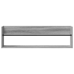 Étagère à magazines avec étagère Gris Sonoma 100 x 12 x 30 cm 621548621548