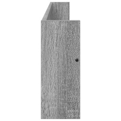 Étagère à magazines avec étagère Gris Sonoma 100 x 12 x 30 cm 621548621548