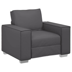 Fauteuil Gris 100 cm Simili cuir 621551621551