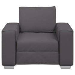 Fauteuil Gris 100 cm Simili cuir 621551621551