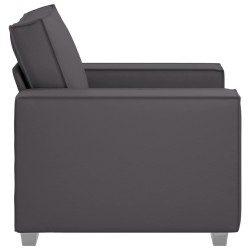 Fauteuil Gris 100 cm Simili cuir 621551621551
