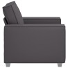 Fauteuil Gris 100 cm Simili cuir 621551621551