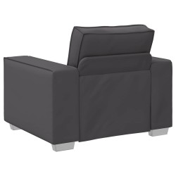 Fauteuil Gris 100 cm Simili cuir 621551621551