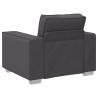 Fauteuil Gris 100 cm Simili cuir 621551621551