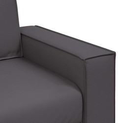 Fauteuil Gris 100 cm Simili cuir 621551621551