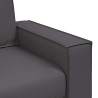 Fauteuil Gris 100 cm Simili cuir 621551621551
