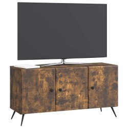 Meuble TV Chêne fumé 99 x 34,5 x 50 cm Bois d'ingénierie 621553621553