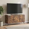 Meuble TV Chêne fumé 99 x 34,5 x 50 cm Bois d'ingénierie 621553621553