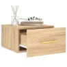 Tables de chevet murales 2 pcs chêne sonoma 35x35x20 cm 621558621558