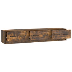 Meuble TV Chêne fumé 147 x 34,5 x 27 cm Bois d'ingénierie 621561621561