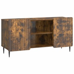 Meuble TV Chêne fumé 102 x 34,5 x 52 cm Bois d'ingénierie 621563621563