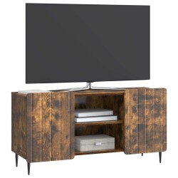 Meuble TV Chêne fumé 102 x 34,5 x 52 cm Bois d'ingénierie 621563621563