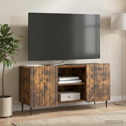 Meuble TV Chêne fumé 102 x 34,5 x 52 cm Bois d'ingénierie 621563621563