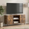 Meuble TV Chêne fumé 102 x 34,5 x 52 cm Bois d'ingénierie 621563621563
