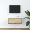 Meuble TV chêne sonoma 60x31x25,5 cm bois d'ingénierie 621566621566