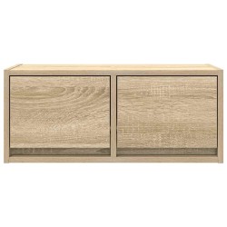 Meuble TV chêne sonoma 60x31x25,5 cm bois d'ingénierie 621566621566