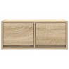 Meuble TV chêne sonoma 60x31x25,5 cm bois d'ingénierie 621566621566
