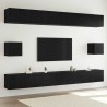 Ensemble meuble TV 8 pcs Chêne noir Bois d'ingénierie 621573621573